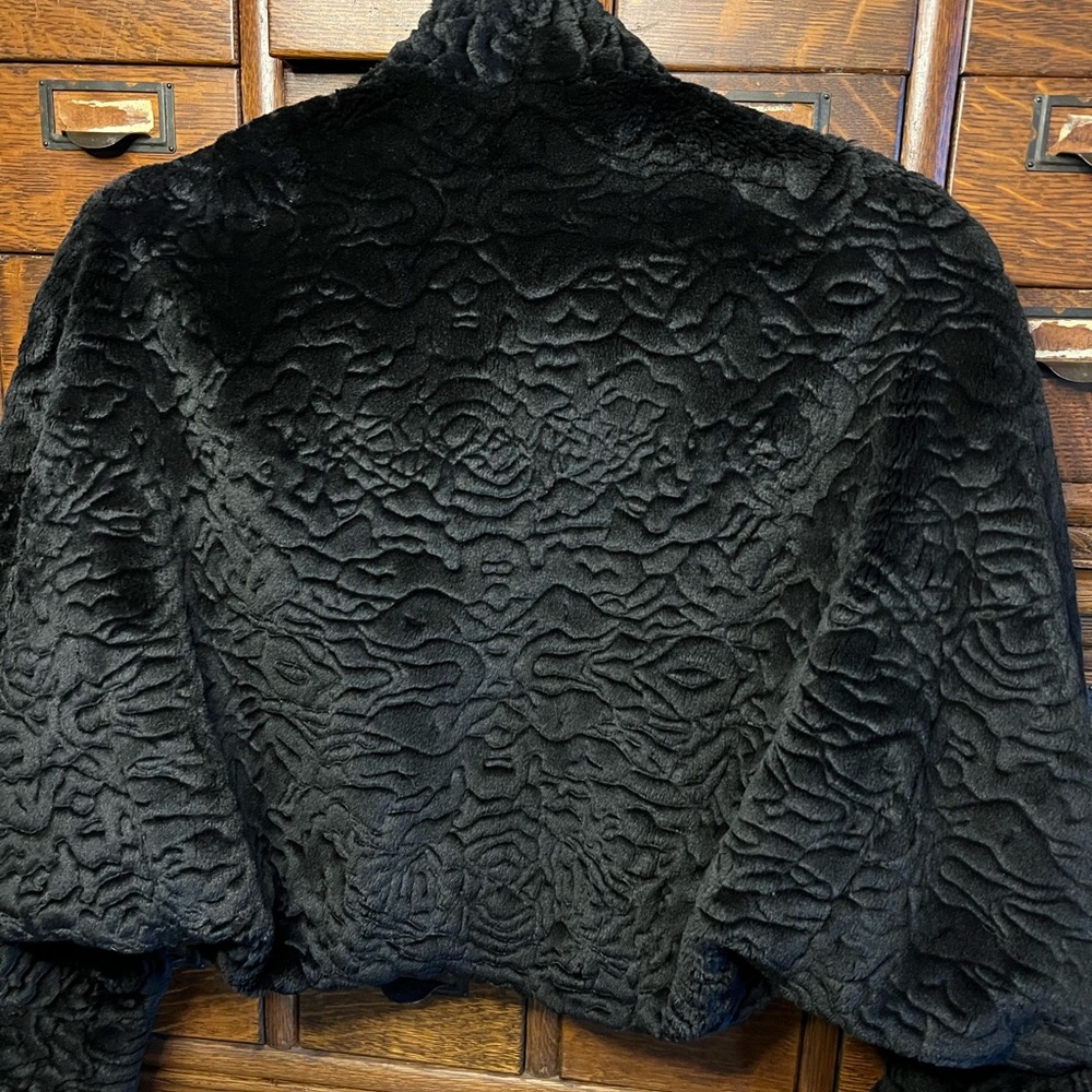 Vintage Art Deco Faux Fur Jacket - Picture 8 of 11